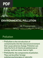 Environmental Pollution: Dr. Prasenjit Adak