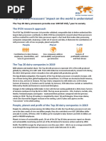 Top 20 Dairy Processors' Impact On The World Is Understated: The IFCN Research Approach