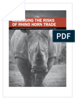 Assessing The Risks of The Rhino Horn Trade