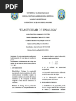 1º Informe de Lab de Fisica II Elasticidad de Una Liga