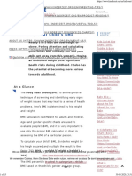 Calculating Your Child's BMI PDF