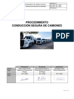 PTS-SSO-001. Procedimiento de Conducción Segura de Camiones V° 5