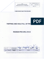 H - Tripping and Hole Fill Up Procedure PDF