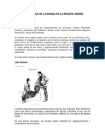 Reseña Historica de La Danza en La Región Andina Colombiana