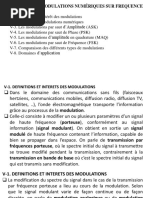 Techniques Et Supports de Transmission Chapitre5 Modulation Numérique Sur Fréquence Porteuse