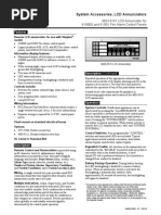 System Accessories, LCD Annunciators: Features