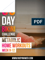 90 Day Bikini Home Workout Weeks 9 - 12