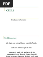 Cells: Structure and Function