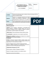 Anexo 29. Procedimientos para Auditorias Internas