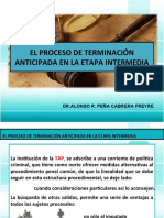 PP - El Proceso de Terminación Anticipada en La Etapa Intermedia