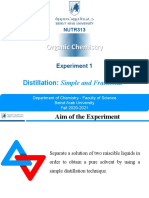 Exp.1-Distillation Simple and Fractional