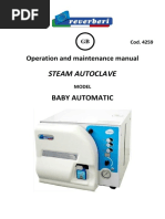 Steam Autoclave: Operation and Maintenance Manual