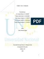 Unidad 2 - Fase 3 - Indagación