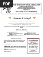 December 2010 Newsletter