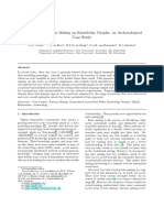 User-Centric Pattern Mining On Knowledge Graphs: An Archaeological Case Study