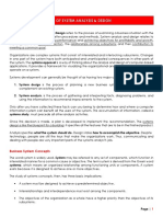 LESSON 1 - Overview of System Analysis & Design