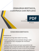 Kemahiran Bertanya Dan Parafrasa