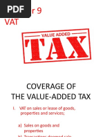 Chapter 9 Value Added Tax