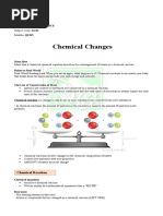 Chemical Changes: Main Idea