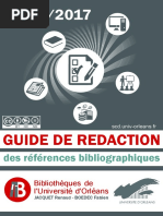 Guide de Redaction: Des Références Bibliographiques