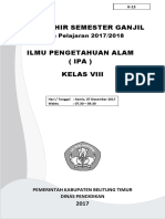 Soal Uas Ganjil Kelas Viii K-13 PDF