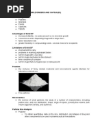 DDS Lec - L6 Solid DF Powders and Capsules