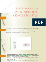 Resistencia A La Compresión Del Concreto (F'C)