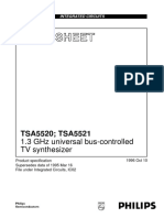 Data Sheet: TSA5520 TSA5521