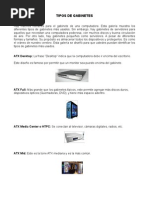 Tipos de Gabinetes