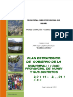 PDF Plan de Gobierno Provincia de Huari