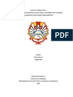 Usulan Penelitian Kajian Literatur Penggunaan Obat Antipsikotik Atipikal Clozapine Pada Pasien Skizofrenia