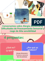 Alergia Alimentaria Dificultades de Procesamiento Sensorial y PAS