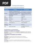 Training and Development Difference Between Training and Development