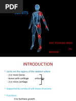 Joints: Capt Poonam Singh PG Resident