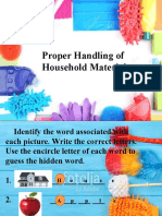 Proper Handling Household Materials