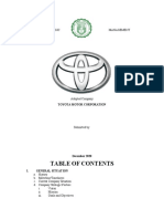 Cbmec 2 - Strategic Management: Toyota Motor Corporation