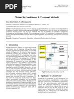 Water: Its Constituents & Treatment Methods: Blessy Baby Mathew, N. B. Krishnamurthy