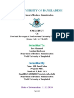 CASE STUDY On Food and Beverages at Southwestern University Football Games PDF