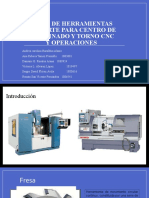 Tipos de Herramientas de Corte para Centro de Maquinado y Torno CNC y Operaciones