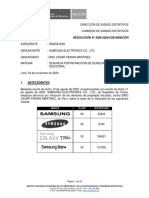 RESOLUCIÓN #3306-2020/CSD-INDECOPI: 1. Antecedentes