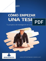 Como Empezar Una Tesis Texto PDF