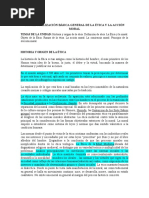 Conceptualización Básica General de La Ética y La Acción Moral