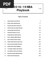 2018 19 NBA Playbook