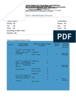 Course Assesmnet Sheet