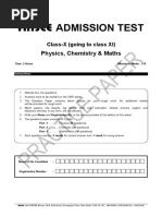 X - Practice Paper-Pcm PDF