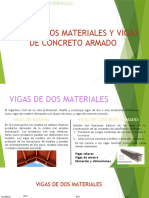 VIGAS DE DOS MATERIALES Y VIGAS DE CONCRETO ARMADO - Teoria