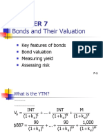 Bonds and Their Valuation: Key Features of Bonds Bond Valuation Measuring Yield Assessing Risk