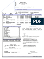 Palawan State University: Registration No