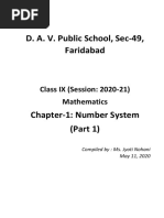 Class 9 Number Systems Part 1