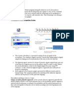 Working of A Voice Recognition System